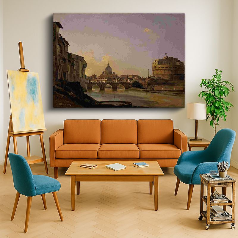 Ressam Kanvas Tablo 487